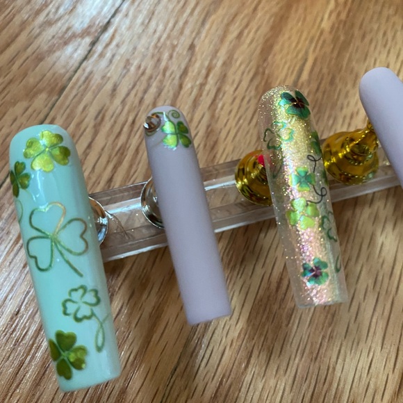 Shamrock ☘️Spring Time Xl Nails - Picture 7 of 9